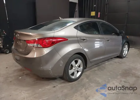 2013 Hyundai Elantra Gls from USA, damaged, VIN 5NPDH4AE9DH243746